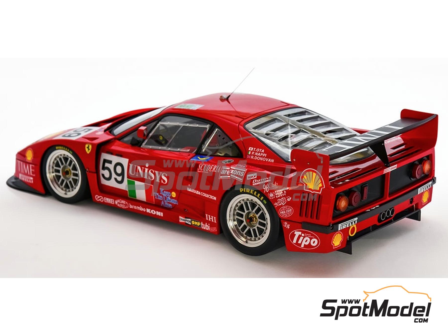 Model Factory Hiro K863: Car scale model kit 1/12 scale - Ferrari